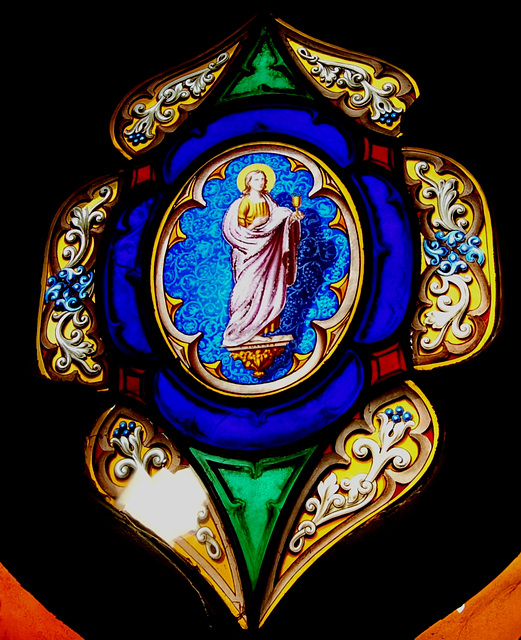 Detail of a c1830 south aisle window, Appleby Magna Church, Leicestershire