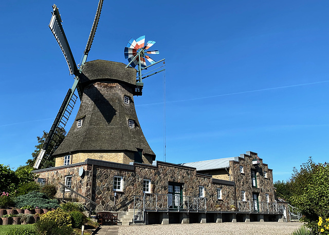 Historische Windmühle