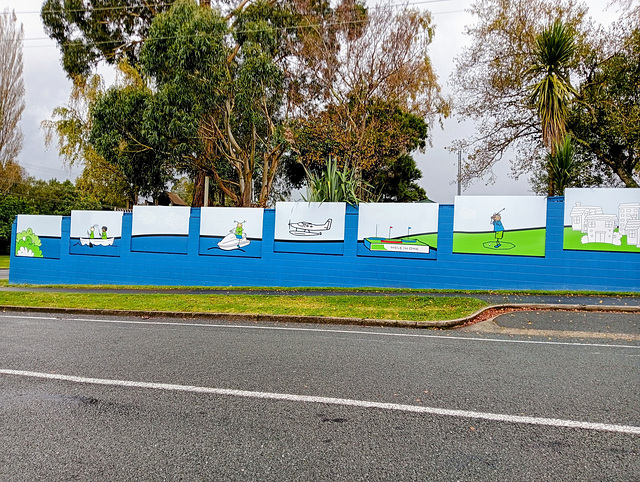 Fence at Lake Taupo.