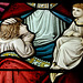 Detail of Bamber memorial window, south aisle, Appleby Magna Church, Leicestershire