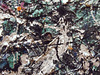 Detail of Full Fathom Five by Jackson Pollock in the Museum of Modern Art, May 2010