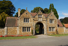 Gatehouse to former Denton Manor (Demolished), Grantham, Lincolnshire
