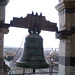 Bell on top of Pisa leaning tower.