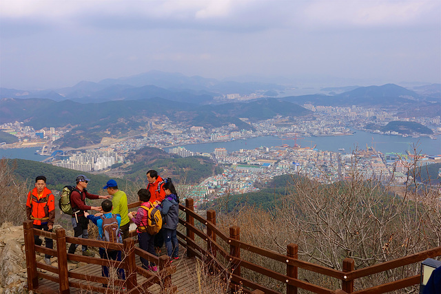 View from Tonyeong Ropeway - Mt. Mireuksan