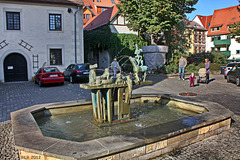 Erfurt, Märchenbrunnen auf dem Archehof