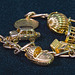 A Charm gold bracelet