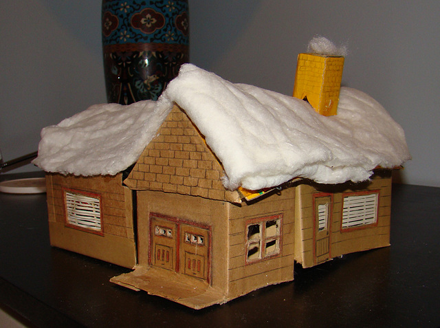 Winter village house 3
