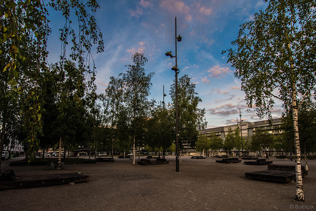 morgens am  Turbinenplatz (© Buelipix)