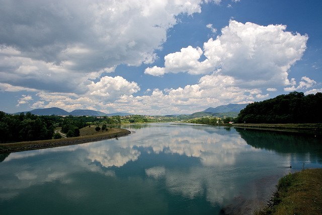 Sur la Via Rhôna entre Belley & La Balme