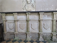 erwarton church, suffolk  (46)fragment of c16 tomb of sir philip calthorpe +1549