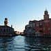 Rechts der Kirchturm der Chiesa di San Petro Martire, und links der Turm des Ortario Ex Chiesa di Dan Stefano auf der Insel Murano