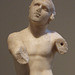 Detail of a Small Marble Statue of an Athlete in the Metropolitan Museum of Art, May 2011