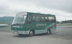 Austurleið-SBS 412 (SL 212), a Mercedes-Benz small coach at Varmalið – 27 July 2002 (495-16)