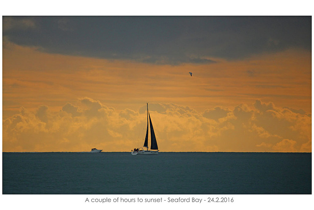 A couple of hours to sunset - Seaford Bay - 24.2.2016