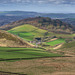 Mossy Lea Farm and Shire Hill from  Shelf Benches