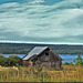 Old log barn.