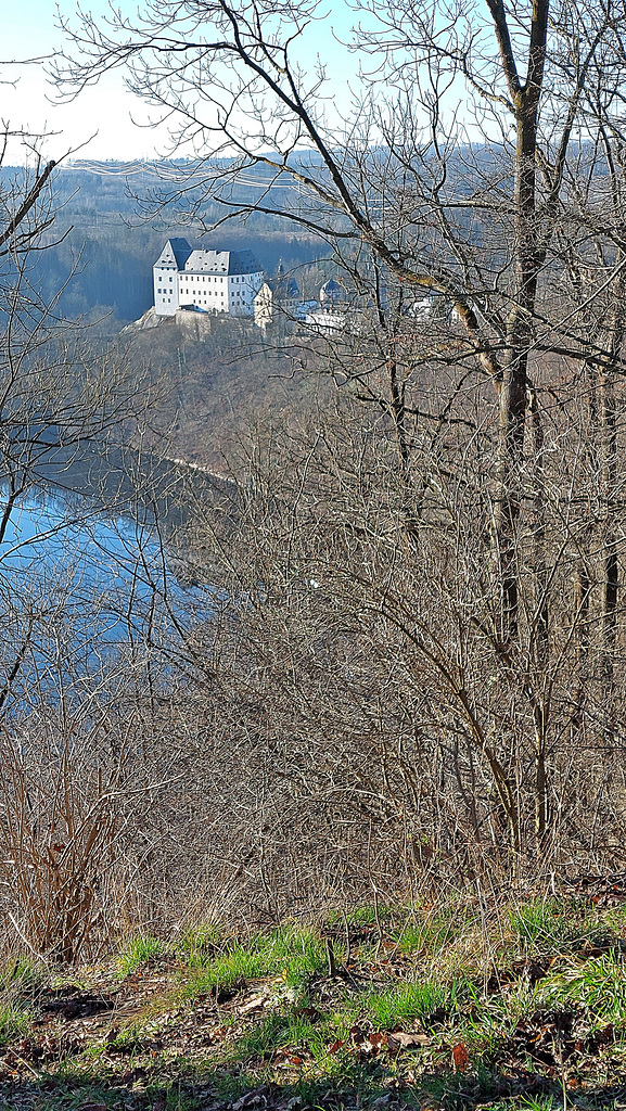 Blick auf Schloß Burgk