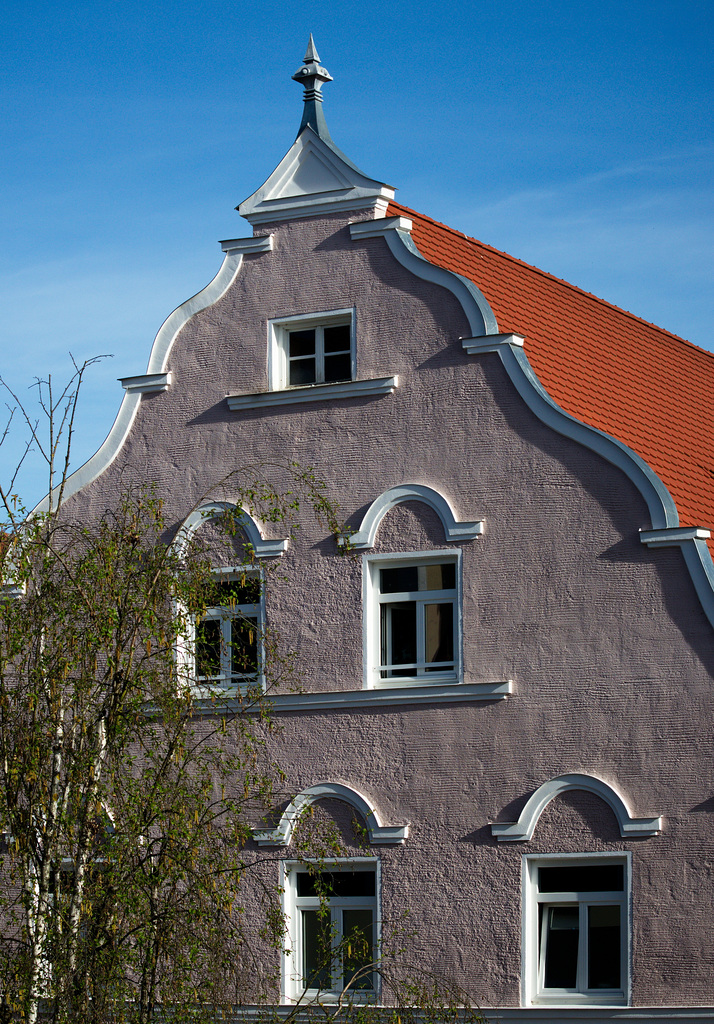 Fassade mit Schwung