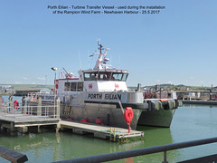 Porth Eilian - Turbine Transfer Vessel - Newhaven 25 5 2017