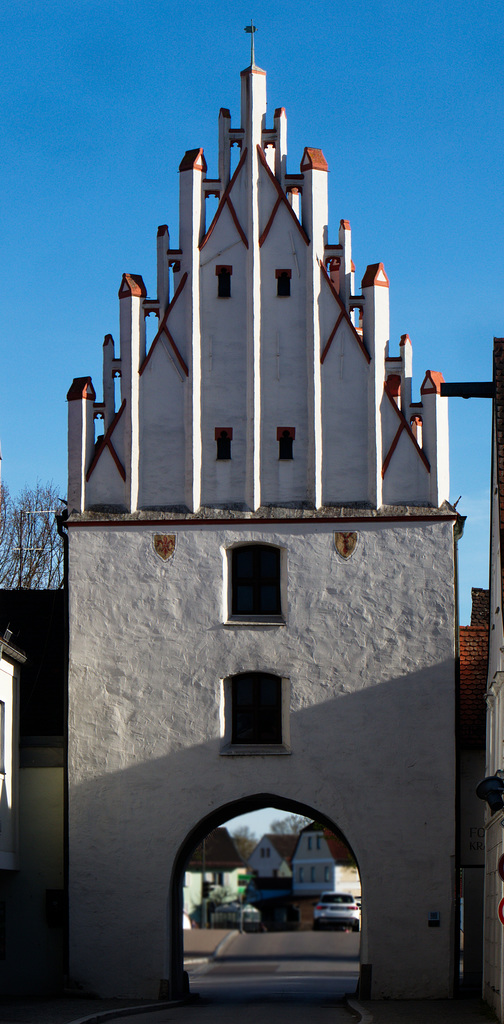 Südliches Stadttor vom Marktplatz aus gesehen