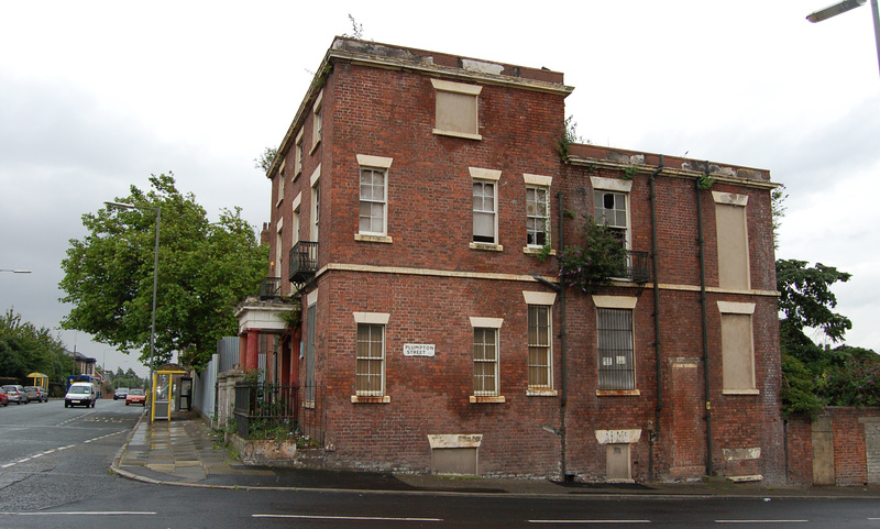 Now Demolished GII listed House, Corner of Plumpton Street, Everton, Liverpool