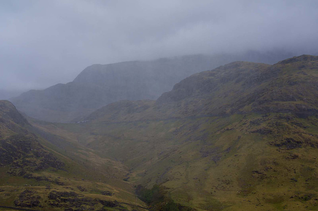 Rain coming into Snowdonia..