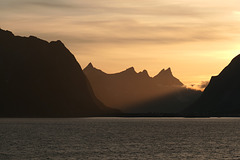 abendliche Impression auf der Insel Vestvågøy (Lofoten)
