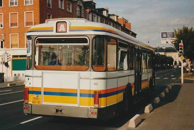 TUC (Châlons-sur-Marne) 40 (5181 RZ 51) - Aug 1990