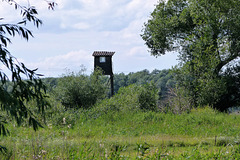 Hochsitz ander Havel mit Isolierfenster