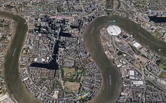 London Docklands Google view