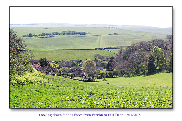 Hobbs Eares to East Dean - Sussex - 30.4.2015