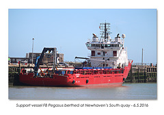Rampion wind farm support vessel F8 Pegasus - Newhaven - 6.5.2016