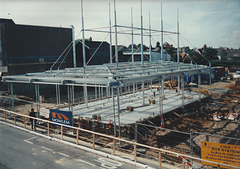 Construction of Bury St Edmunds bus station - 23 Sep 1995