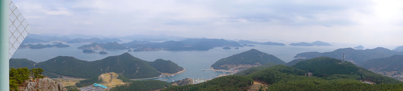 View from Tongyeong Ropeway - Mt. Mireuksan