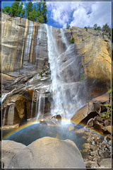 Rainbow at Vernal fall-Yosemite