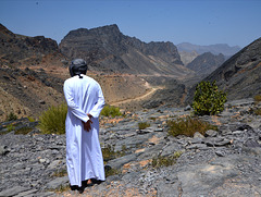 Al-Hadjar Mountains view.