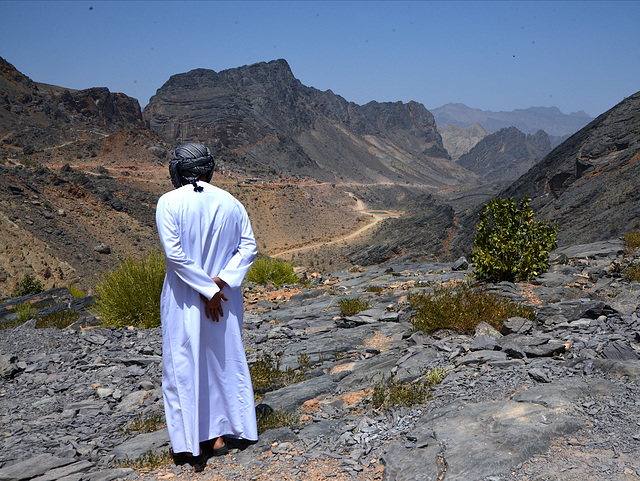 Al-Hadjar Mountains view.