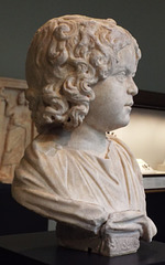 Marble Bust of a Young Girl in the Getty Villa, June 2016