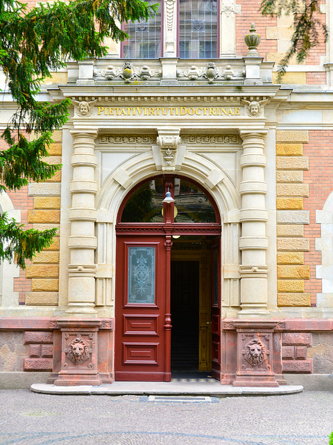 Grimma 2015 – Entrance to the Gymnasium St. Augustin