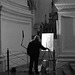 Artist at work in Granada Cathedral