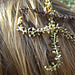 The girl with catkins in her hair