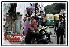 Road side vendor