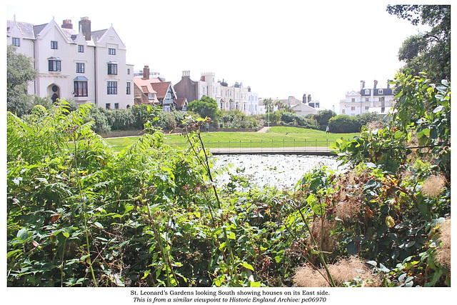 St Leonard's Gardens view south and east 12 8 2023