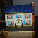 Christmas village house detail