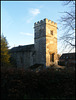 church in the winter light