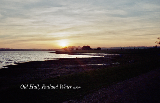 Old Hall, Rutland Water (Scan from 1990)