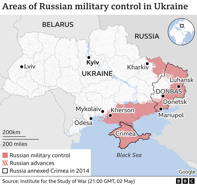 UKR - overview, 2nd may 2022