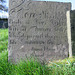 breedon on the hill church, leicestershire (3)c18 gravestone of mary mellers +1705
