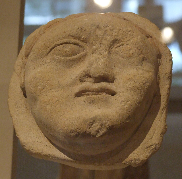 Cypriot Limestone Votive Head in the Metropolitan Museum of Art, May 2011