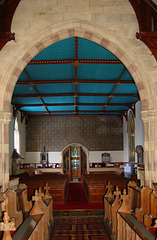 Looking West, Interior St John's Church, Sharow, North Yorkshire